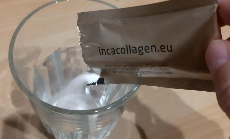 Inca Collagen si smícháme s čistou vodou