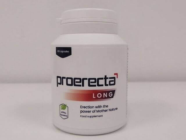 Proerecta Long je výživový doplněk vyrobený z bylinných extraktů na podporu erekce