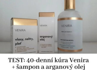 Test 40-denní vlasové kúry Venira, šamponu a arganového oleje