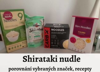 Recepty na shirataki nudle spolu s hodnocením vybraných značek