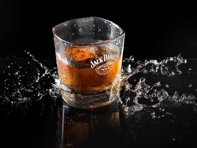 Jack Daniel's sklenice whiskey