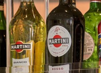 Druhy Martini spolu s recepty na drinky