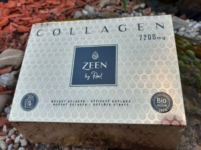 Zeen Collagen je dodáván ve velmi luxusním balení.
