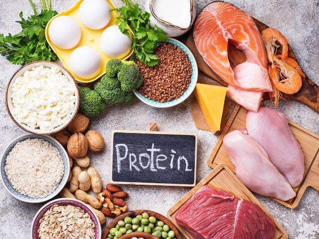 potraviny, které jsou zdrojem proteinů